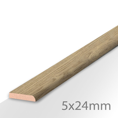 Moulding Cover Finesse Natural Oak - (2400x5x24)