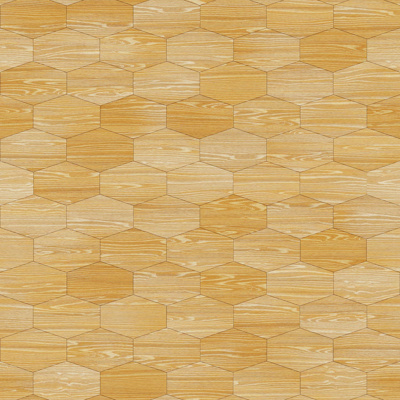 Oak Wood Hexagon - (261,5 x 30,5 x 0,4 cm) 1,595m²