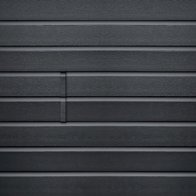  PVC facade cladding Antracite MAT - (3000 x 370 x 7)