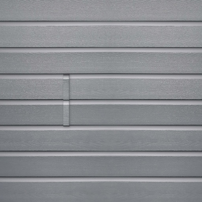 PVC facade cladding Light-grey MAT - (3000 x 370 x 7)