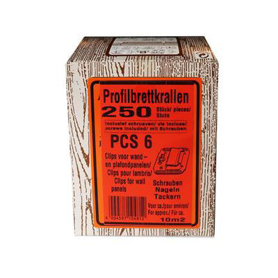 Clips PCS6 Vis incl. - Boîte 250 pcs pour Farmwood Panels