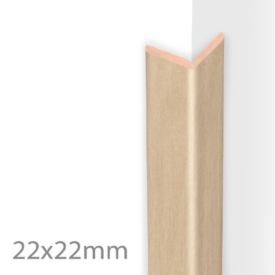 Kniklijst Easy Wood - (2600x22x22)