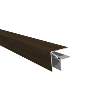 Two-part corner profile Oak Darkbrown - (3000x50x50mm)