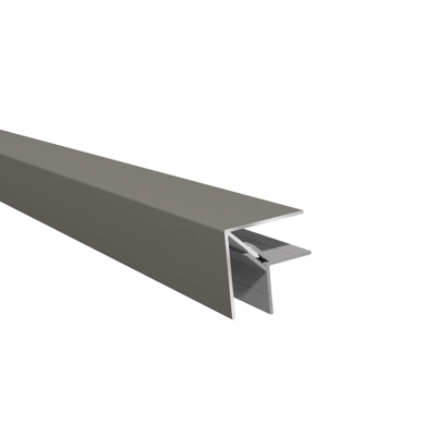 Profile d'angle en deux parties Uni Quartz Grey - (3000x50x50mm)