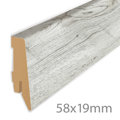 Profilsockelleiste White Oak - (2400x19x58mm)