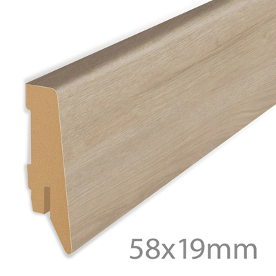 Profilsockelleiste Harmony Oak Beige - (2400x19x58mm)