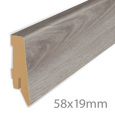 Profilsockelleiste Harmony Oak Grey - (2400x19x58mm)