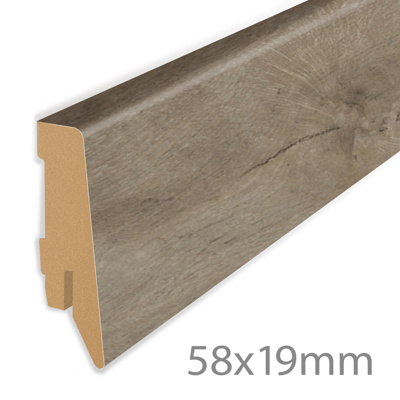 Profilsockelleiste Sheffield Oak - (2400x19x58mm)