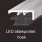 LED Afdekprofiel hoek - (3000x33x14) OPAAL