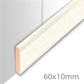 Plint Struktuur Wit - (2600x10x60)