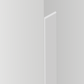 Moulure d'axe étanche SPC Dublin (Pure White) - (2400x25x4)