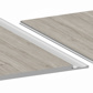 AQUA-STEP OUTDOOR PANELS Oak light grey Mattwood - 2605 x 320 x 6 mm -  Click 'N Screw-SP UV block