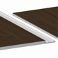 AQUA-STEP OUTDOOR PANELS Oak dark brown Mattwood - 2605 x 320 x 6 mm -  Click 'N Screw-SP UV block