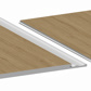 AQUA-STEP OUTDOOR PANELS Oak honey Mattwood- 2605 x 320 x 6 mm -Click 'N Screw-SolidPaint UV block