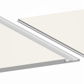 AQUA-STEP OUTDOOR PANELS Pure White 9010 Sand - 2605 x 320 x 6 mm -  Click 'N Screw - SP UV block
