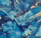 Painted marble dark blue - (274,5 x 261,5 cm) 7,179m²