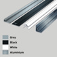 Außenecke Aluminium 2600 mm - Profil 10x4x12x1 mm